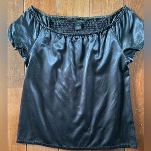 Marc By Marc Jacobs Black Off-Shoulder Blouse